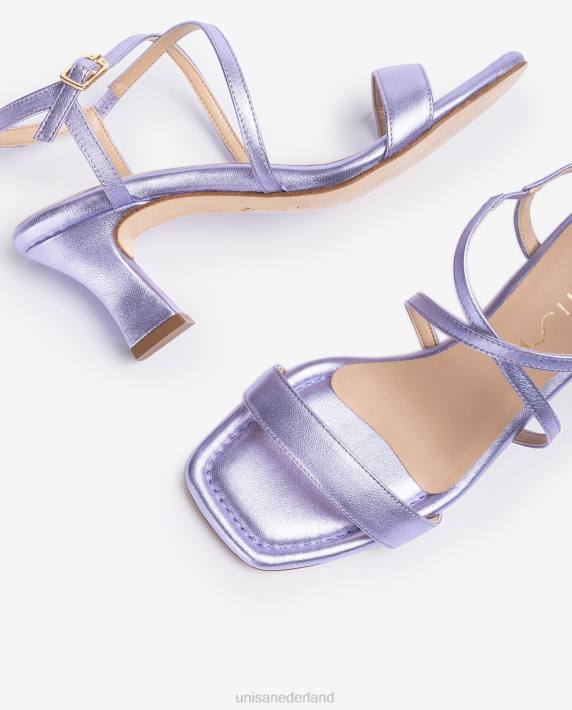 Unisa 02B0179 slimme sandaal met vierkante neus vrouwen lila