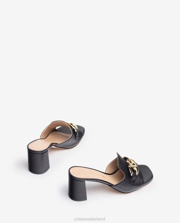 Unisa 02B0187 muilezel met een ketting vrouwen zwart