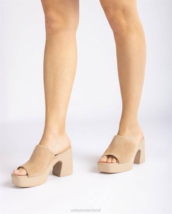 Unisa 02B0234 brede vamp sandaal met een blokhak vrouwen mode