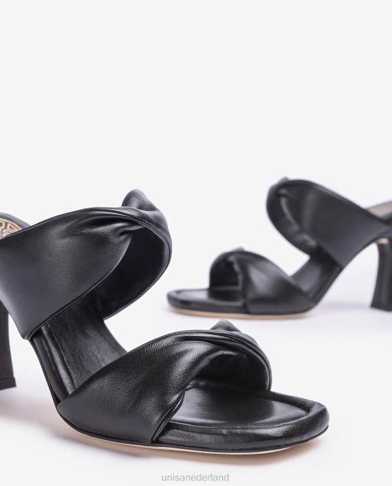 Unisa 02B0264 sandaal met draaiband vrouwen zwart