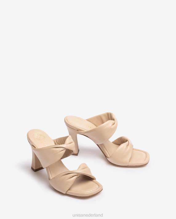 Unisa 02B0265 sandaal met draaiband vrouwen beige