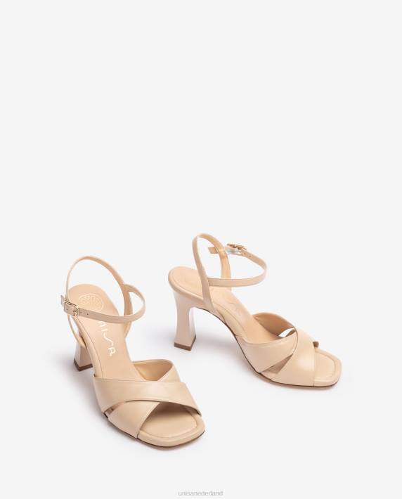 Unisa 02B0271 sandaal met kruisband vrouwen beige