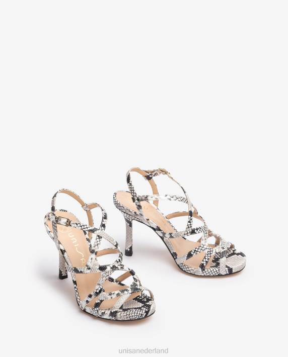 Unisa 02B0286 sandaal met hoge hak en bandjes vrouwen mode