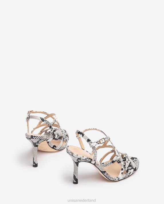 Unisa 02B0286 sandaal met hoge hak en bandjes vrouwen mode
