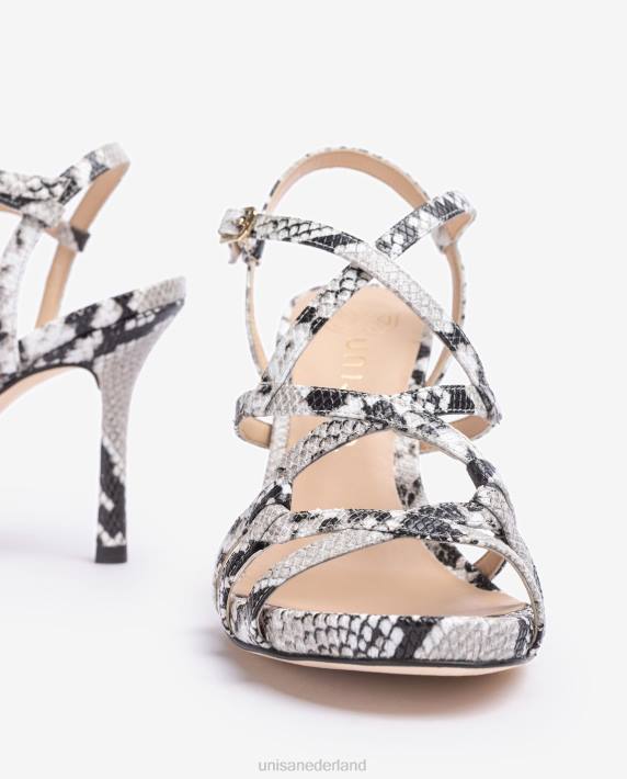 Unisa 02B0286 sandaal met hoge hak en bandjes vrouwen mode