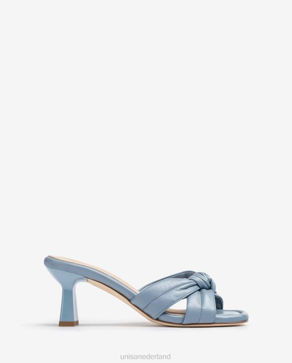 Unisa 02B0308 geknoopte sandaal vrouwen blauw