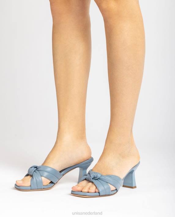 Unisa 02B0308 geknoopte sandaal vrouwen blauw