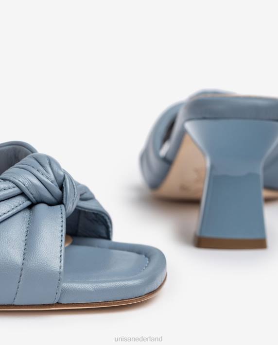Unisa 02B0308 geknoopte sandaal vrouwen blauw