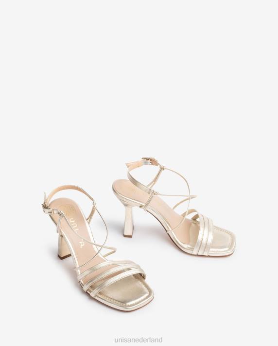 Unisa 02B0359 Sandalen met metalen bandjes vrouwen mode