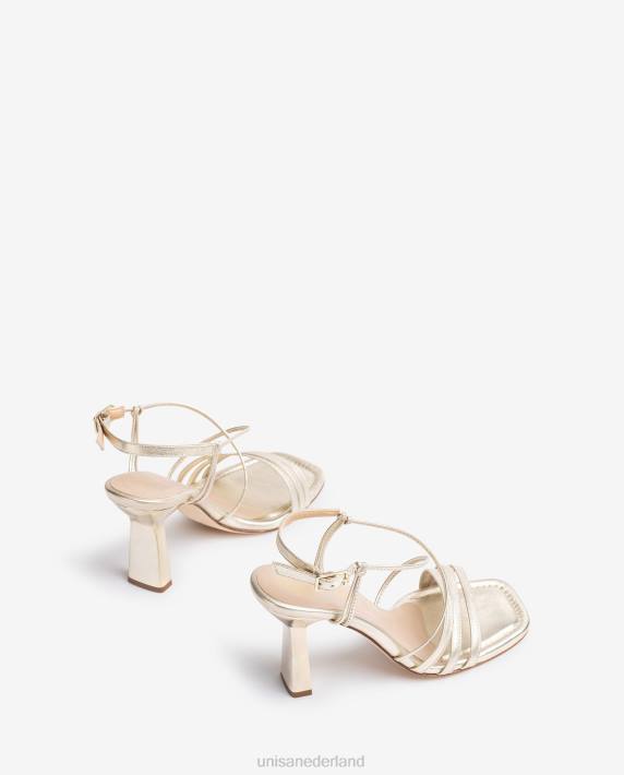 Unisa 02B0359 Sandalen met metalen bandjes vrouwen mode
