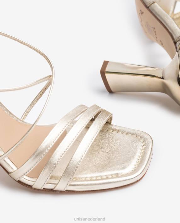 Unisa 02B0359 Sandalen met metalen bandjes vrouwen mode