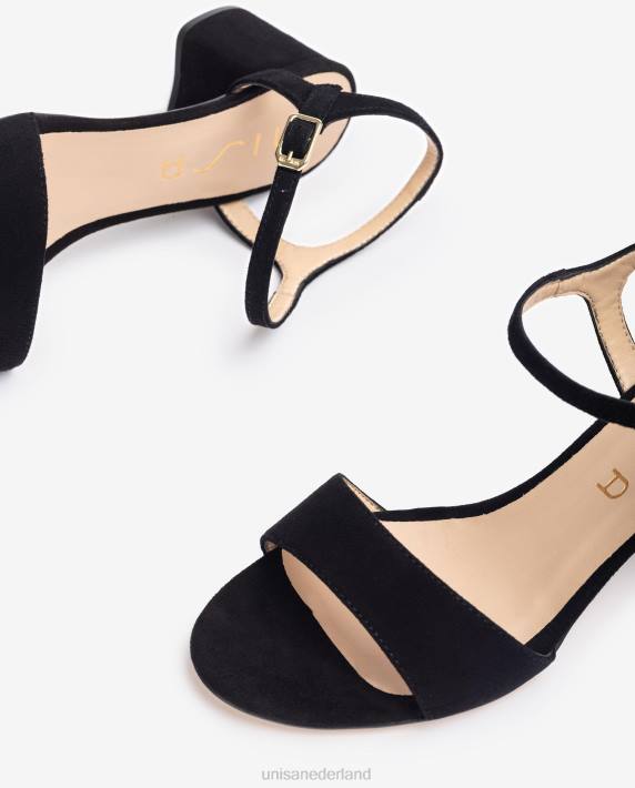Unisa 02B0379 suède sandalen met brede hak kinderen mode