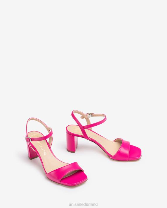 Unisa 02B0432 vierkante zool sandaal vrouwen bevallig