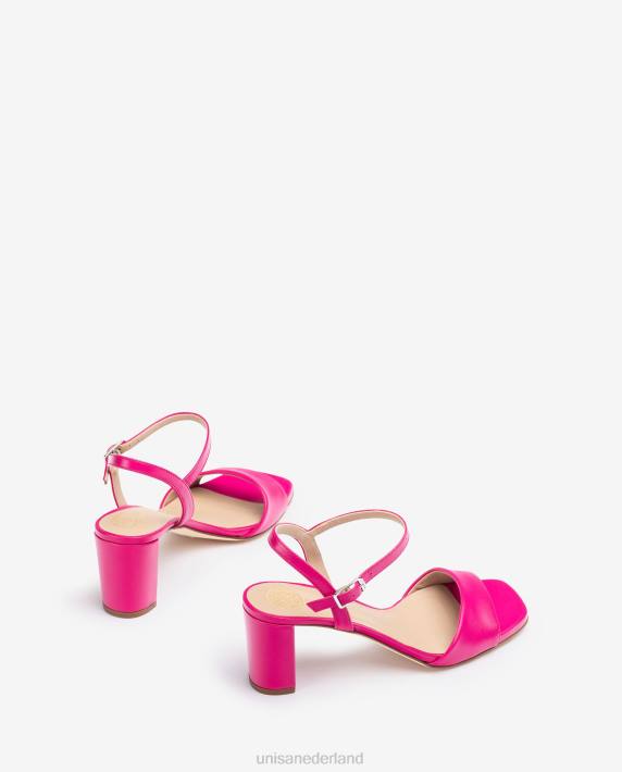 Unisa 02B0432 vierkante zool sandaal vrouwen bevallig