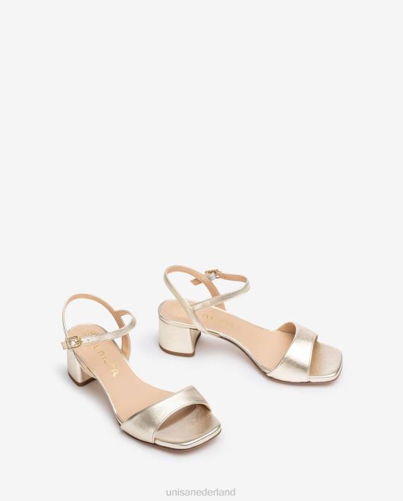 Unisa 02B0449 brede hak sandaal vrouwen bevallig