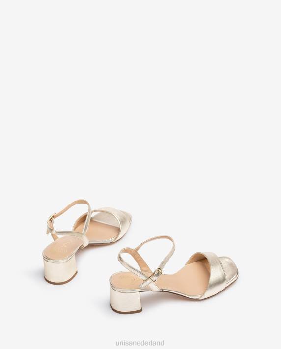 Unisa 02B0449 brede hak sandaal vrouwen bevallig