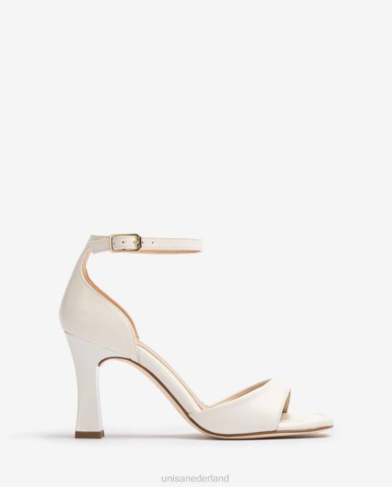 Unisa 02B0451 leren d'orsay sandaal met enkelbandje vrouwen bevallig