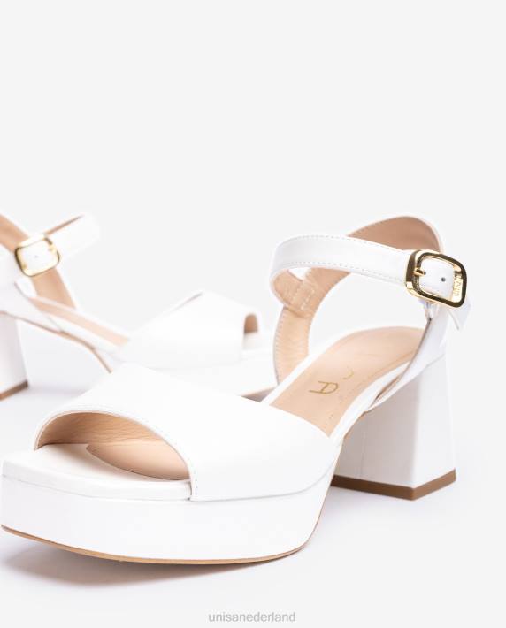 Unisa 02B0453 bruidssandalen met enkelbandje vrouwen bevallig