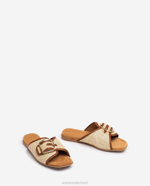 Unisa 02B0111 sandaal met raffia zool vrouwen mode