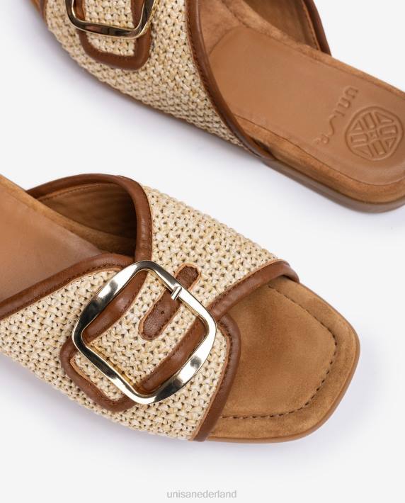 Unisa 02B0111 sandaal met raffia zool vrouwen mode