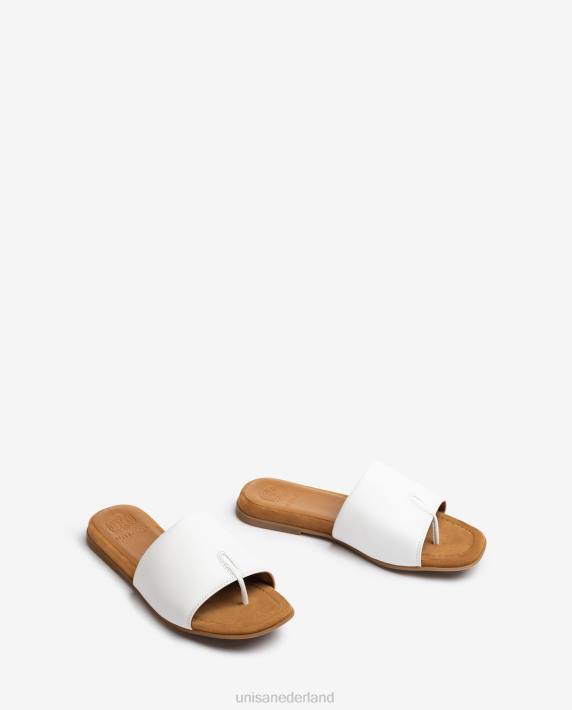 Unisa 02B0445 teen-post sandaal vrouwen wit