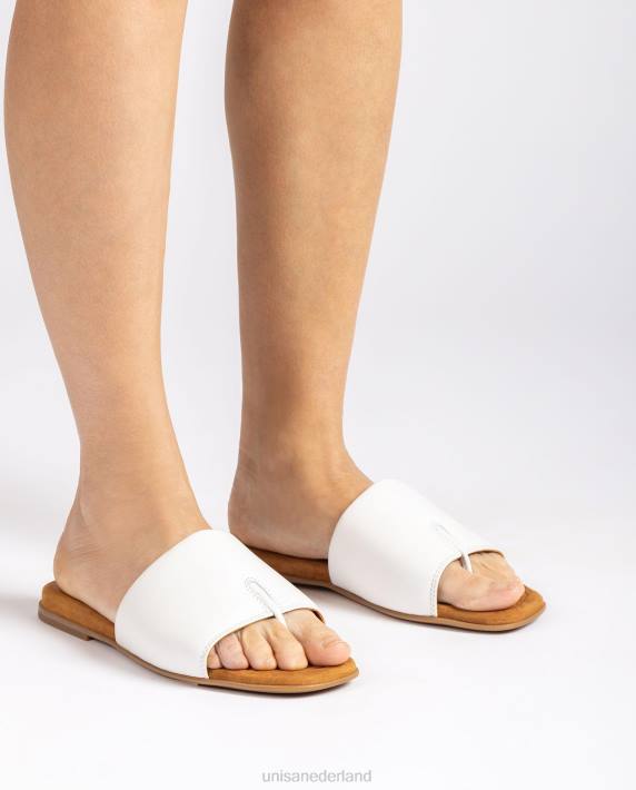 Unisa 02B0445 teen-post sandaal vrouwen wit