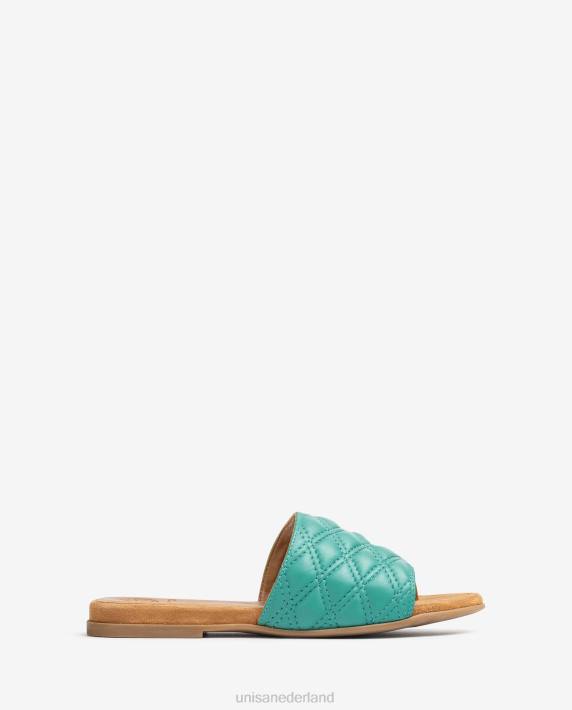 Unisa 02B058 sandaal met vierkante neus vrouwen groente