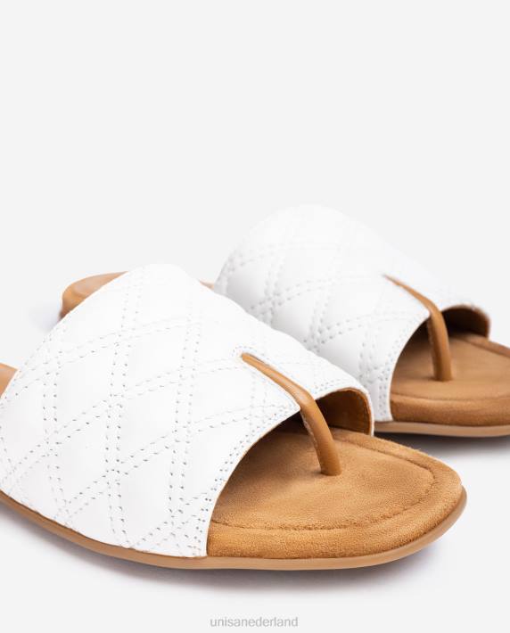 Unisa 02B060 sandaal met vierkante neus vrouwen wit