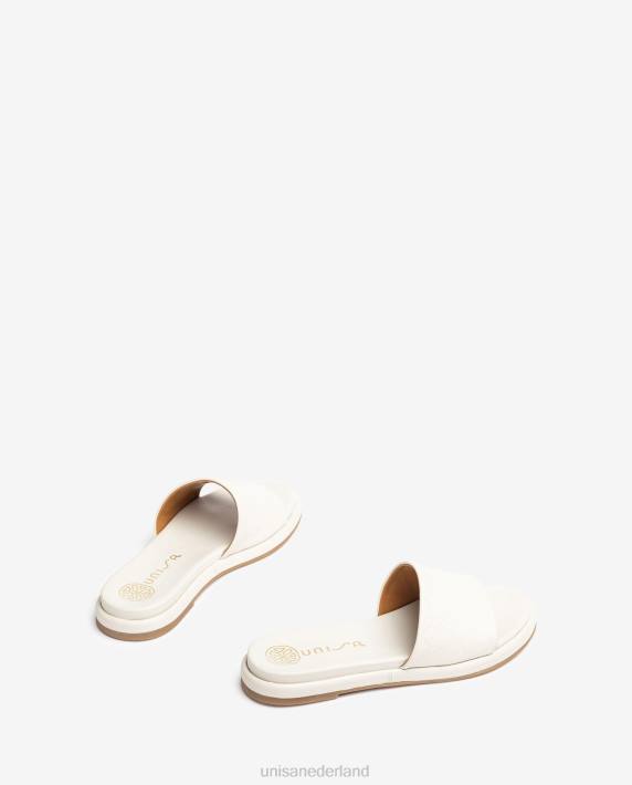 Unisa 02B062 platte sandaal met een brede vamp vrouwen mode
