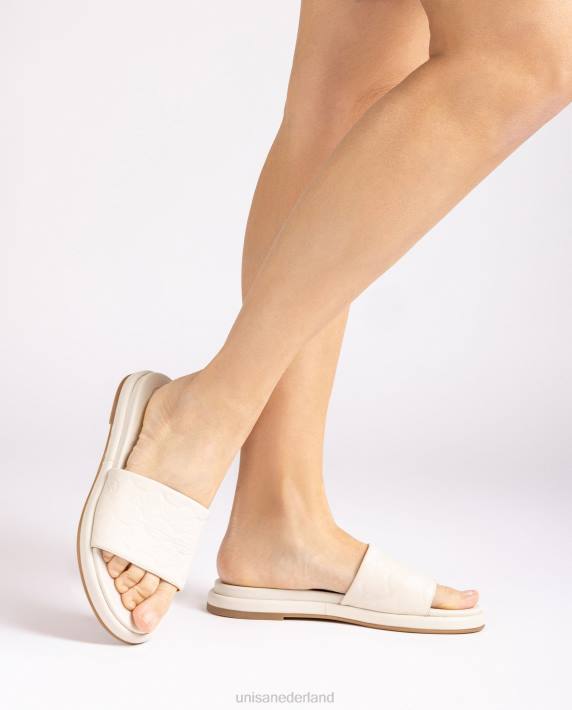 Unisa 02B062 platte sandaal met een brede vamp vrouwen mode