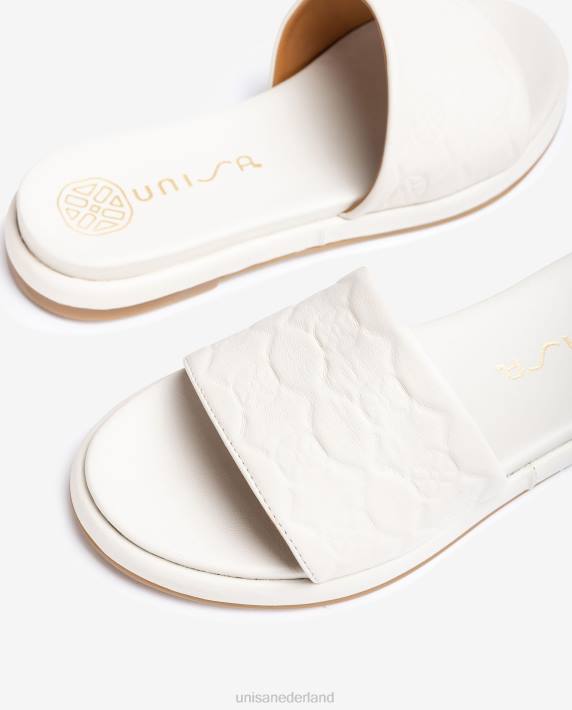 Unisa 02B062 platte sandaal met een brede vamp vrouwen mode