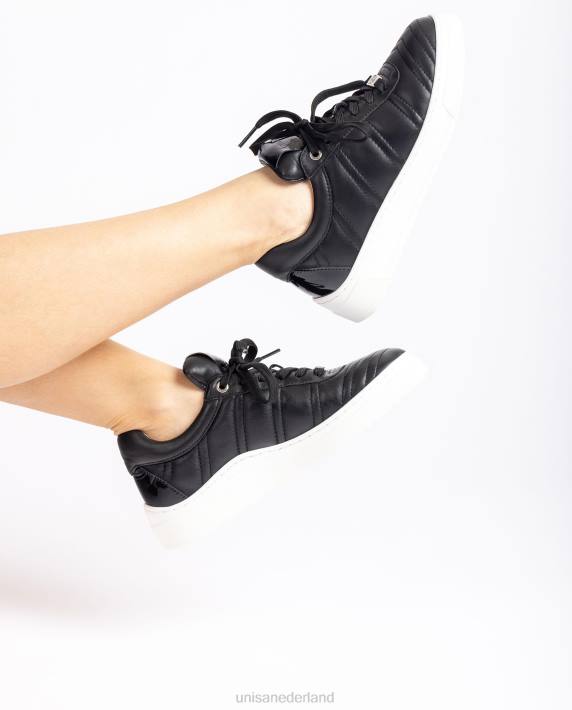 Unisa 02B01241 sportschoen met gewatteerd effect vrouwen zwart