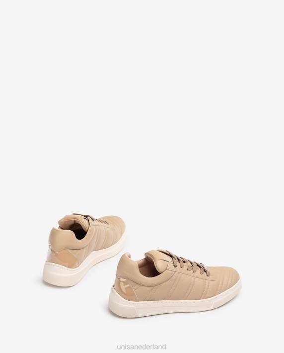 Unisa 02B01242 sportschoen met gewatteerd effect vrouwen beige