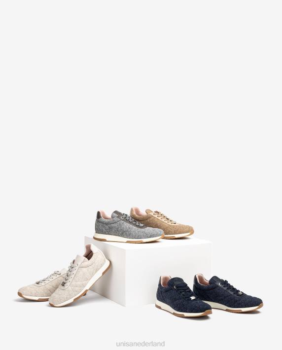 Unisa 02B01288 ecowool sportschoen vrouwen beige