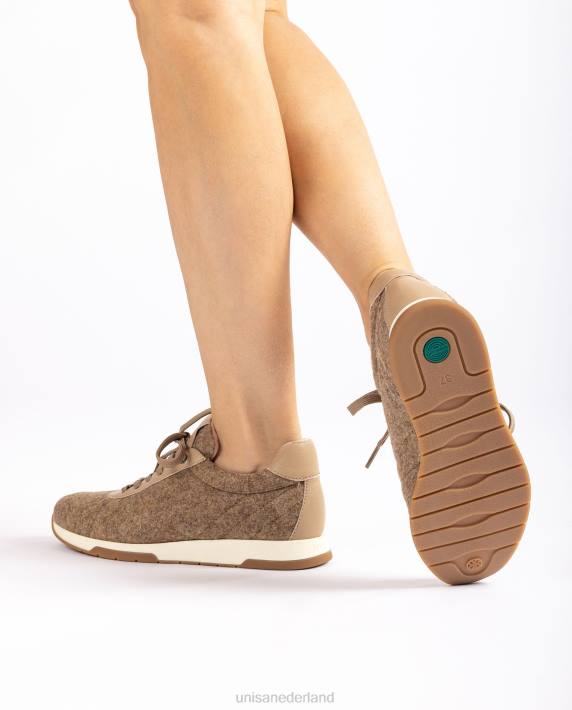 Unisa 02B01288 ecowool sportschoen vrouwen beige