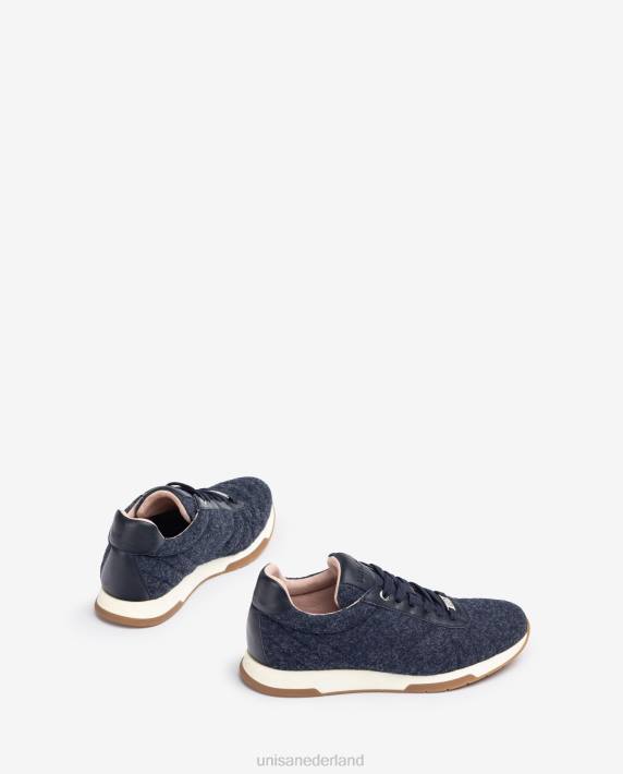 Unisa 02B01289 ecowool sportschoen vrouwen blauw