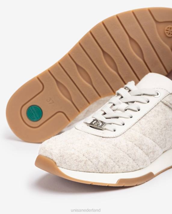 Unisa 02B01291 ecowool sportschoen vrouwen wit