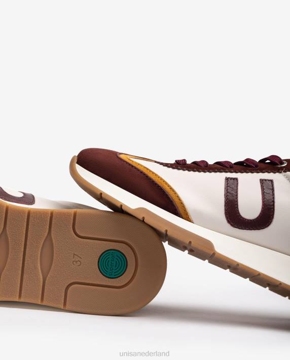 Unisa 02B01293 contrasterende superzachte sportschoen vrouwen rood