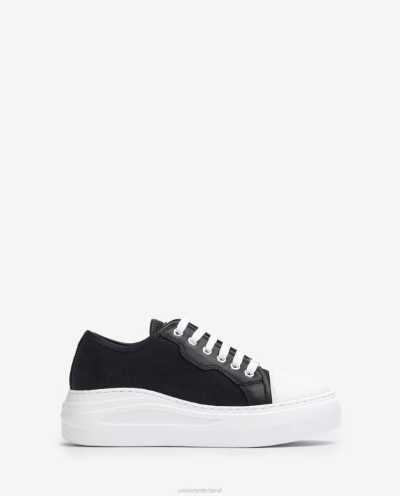 Unisa 02B0657 sneaker van stof vrouwen zwart