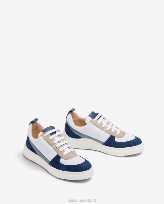 Unisa 02B0659 stof en suède sportschoen uniseks mode