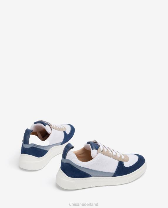 Unisa 02B0659 stof en suède sportschoen uniseks mode