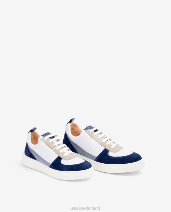 Unisa 02B0659 stof en suède sportschoen uniseks mode