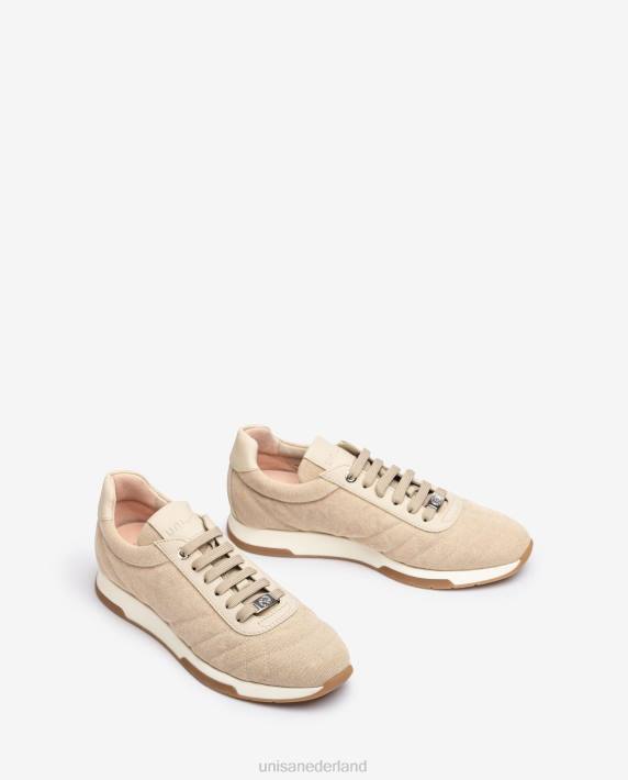 Unisa 02B0674 sneaker met gewatteerd effect vrouwen bevallig