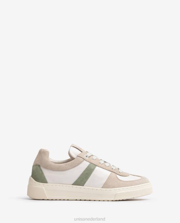Unisa 02B0684 contrasterende sneakers vrouwen wit