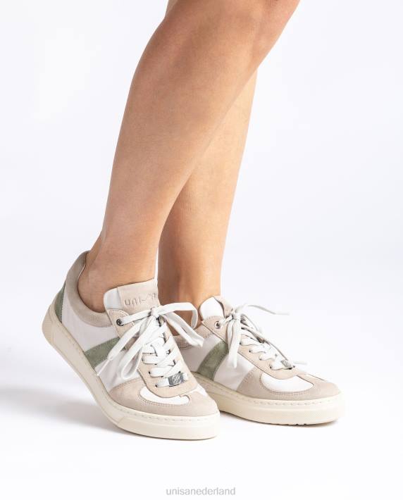Unisa 02B0684 contrasterende sneakers vrouwen wit