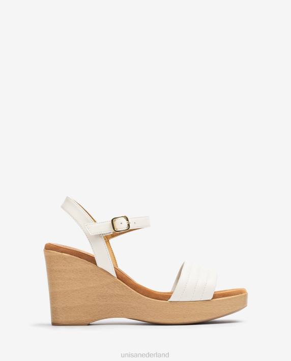 Unisa 02B0244 sandaal met vierkante neus en sleehak vrouwen mode