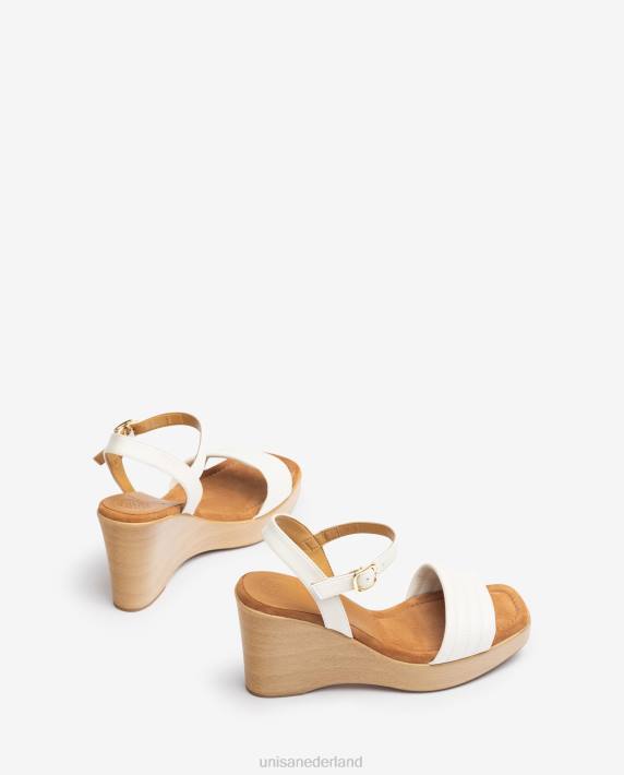 Unisa 02B0244 sandaal met vierkante neus en sleehak vrouwen mode