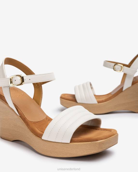 Unisa 02B0244 sandaal met vierkante neus en sleehak vrouwen mode