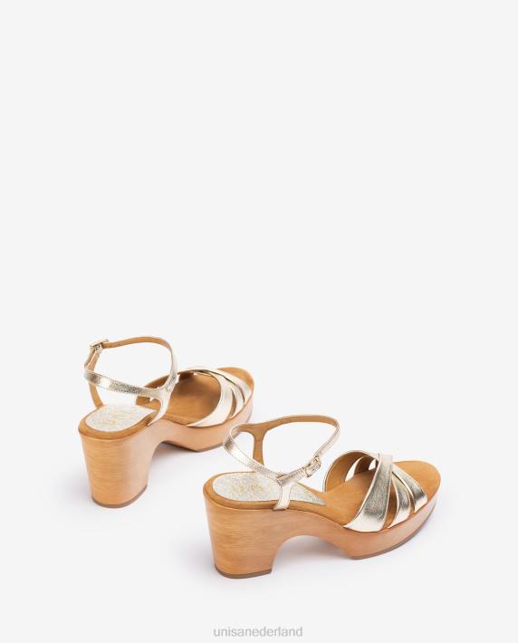 Unisa 02B0371 leren blok sandalen vrouwen mode