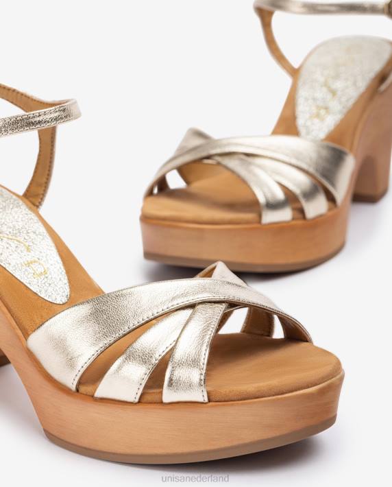 Unisa 02B0371 leren blok sandalen vrouwen mode